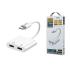 REMAX RL-LA11A REMINE SERIES PHONE ADAPTER DUAL TYPE-C (120MM), Type-C Audio Adapter